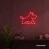 West Terrier neon sign in red for dog lovers or pet-themed decor