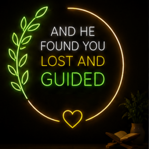 And he found you