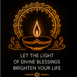 Let the light of divine blessings brighten your life